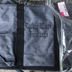 Zip Top Organizing utility tote charcoal